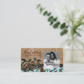 Tickets van stag en Doe Perzikschildpadden Blauw (Staand voorkant)