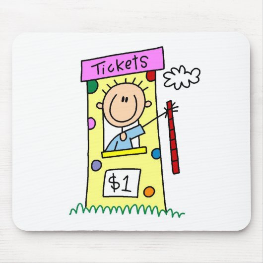 Tickets Voor De Kermis Muismat (Voorkant)