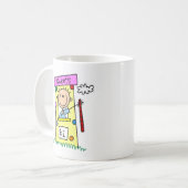 Tickets Voor De Kermis Stick Figure Mok (Voorkant links)