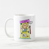 Tickets Voor De Kermis Stick Figure Mok (Links)