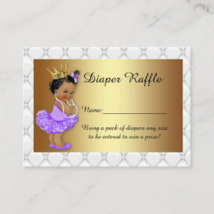 Tickets voor Little Princess Diaper Raffle, Baleri Informatiekaartje