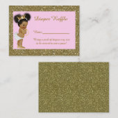 Tickets voor Little Princess Diaper Raffle, Etnisc Informatiekaartje (Voorkant / Achterkant)