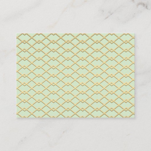 Tickets voor Little Princess Diaper Raffle, Mint Informatiekaartje (Achterkant)