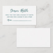 Tickets voor luidere Raffle Informatiekaartje (Voorkant / Achterkant)