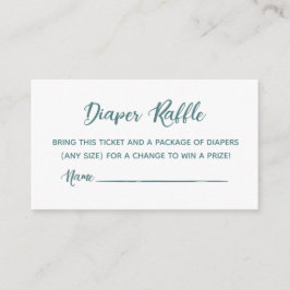 Tickets voor luidere Raffle Informatiekaartje