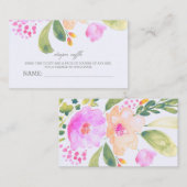 Tickets voor luidere Raffle Informatiekaartje (Voorkant / Achterkant)