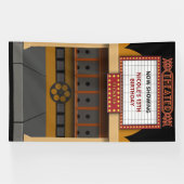 Ticketvenster Movie Theater Marquee Spandoek (Horizontaal)