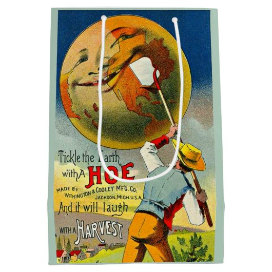 Tickle Earth - Victoriaans afdruk van de handelska Medium Cadeauzakje (Achterkant)