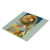 Tickle Earth - Victoriaans afdruk van de handelska Tegeltje (Zijkant)