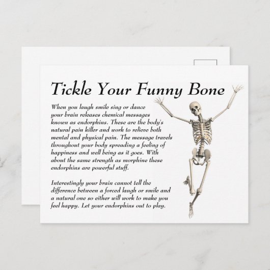 Tickle je grappige bot briefkaart (Voorkant / Achterkant)