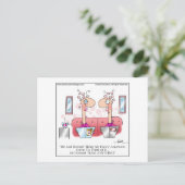 TICKLE MY FANCY Briefkaart door April McCallum (Staand voorkant)