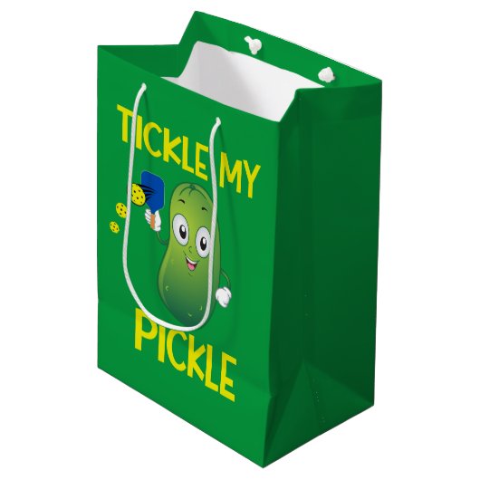 Tickle My Pickle Medium Cadeauzakje (Voorkant Gekanteld)