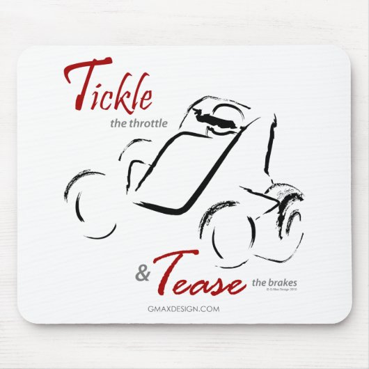 Tickle & Tease Sprintcar Muismat (Voorkant)