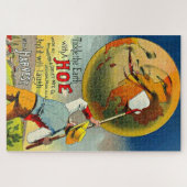 Tickle the Earth - Victoriaans handelskaart Legpuzzel (Horizontaal)