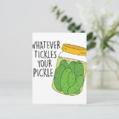 Tickles je kaartje briefkaart (Staand voorkant)