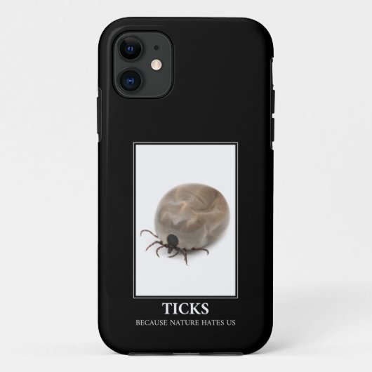 Ticks omdat Natuur ons haat - parasietenvun Case-Mate iPhone Case (Achterkant)