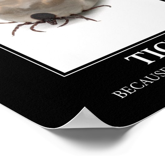 Ticks omdat Natuur ons haat - parasietenvun Poster (Hoek)