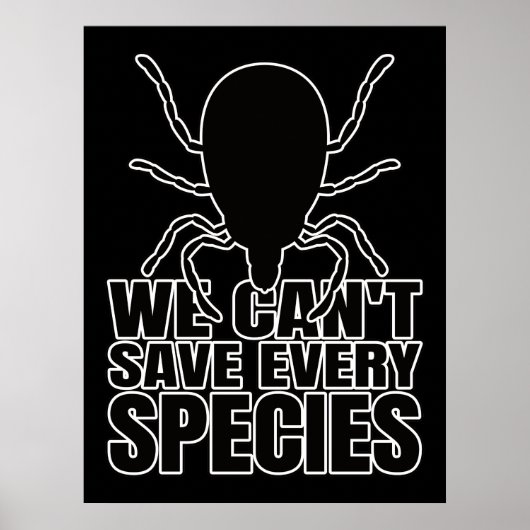 Ticks Tick Ixodida - Entomology Geek Poster (Voorkant)