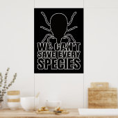 Ticks Tick Ixodida - Entomology Geek Poster (Keuken)