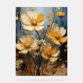 Tickseed - Impasto Floral Acryl Bord (Voorkant)