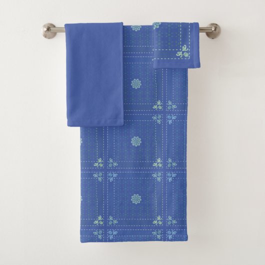 Ticky Cactus Bath Towel Set Bad Handdoek (Insitu)