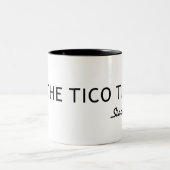 Tico Times Costa Rica Tweekleurige Koffiemok (Center)
