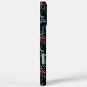 tictactoe pattern.BW.B BG Case-Mate iPhone Case (Achterkant / Rechts)