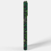 tictactoe pattern.GREEN.B2 DGrey BG Case-Mate iPhone Case (Achterkant / Rechts)