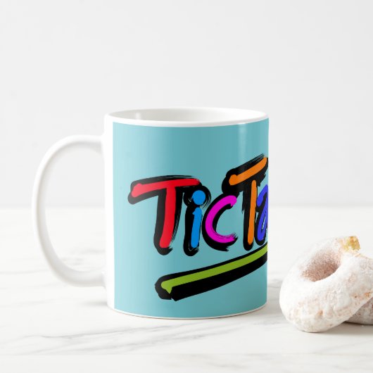 TicTastic! Mok om je kunst te vieren (Met donut)