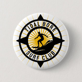 Tidal Bore Surf Club Ronde Button 5,7 Cm