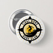 Tidal Bore Surf Club Ronde Button 5,7 Cm (Voorkant /achterkant)