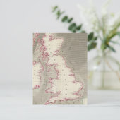 Tidal Chart British Zeeen Briefkaart (Staand voorkant)