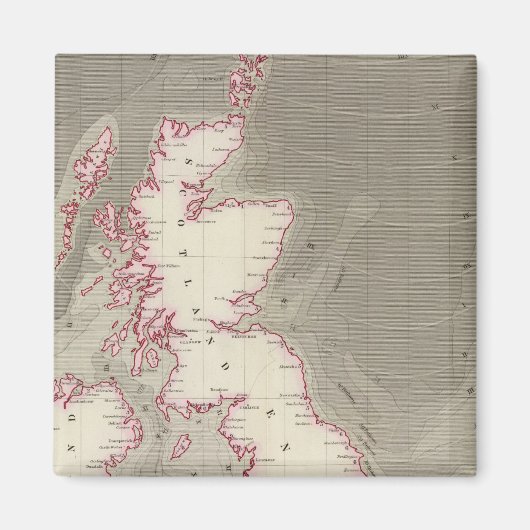 Tidal Chart British Zeeen Magneet (Voorkant)