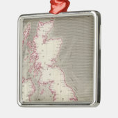 Tidal Chart British Zeeen Metalen Ornament (Links)