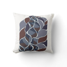 Tidal Echoes – Abstract Earth-Tone Art Tee | KRAAL