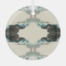 Tidal Echoes — Abstract Vloeibaar Inktpatroon