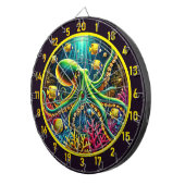 Tidal Embrace Octopus Dartboard Dartbord (Voorkant Rechts)