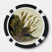 Tidal Fronds Poker Chips (Achterkant)