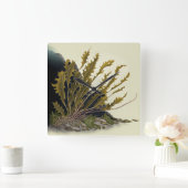 Tidal Fronds Vierkante Klok (Huis)