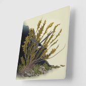 Tidal Fronds Vierkante Klok (Hoek)