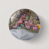 Tidal Pool, Ruby Beach, Nationaal Park van de Olym Ronde Button 3,2 Cm (Voorkant)
