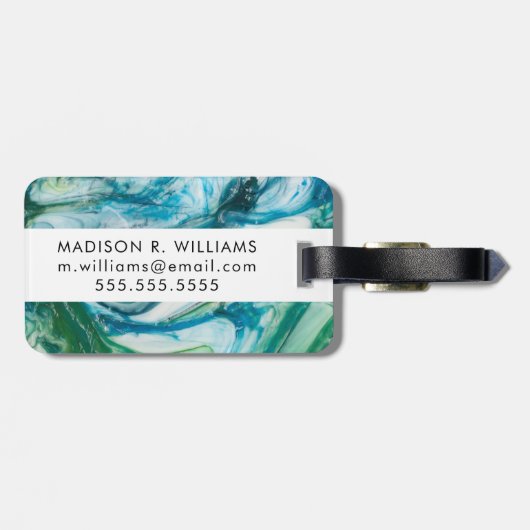 Tidal Sweep II Bagagelabel (Achterkant horizontaal)