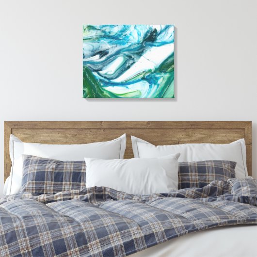 Tidal Sweep II Canvas Afdruk (Insitu (Slaapkamer))