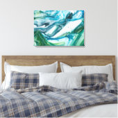 Tidal Sweep II Canvas Afdruk (Insitu (Slaapkamer))