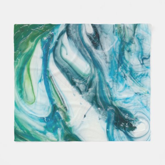 Tidal Sweep II Fleece Deken (Voorkant (Horizontaal))