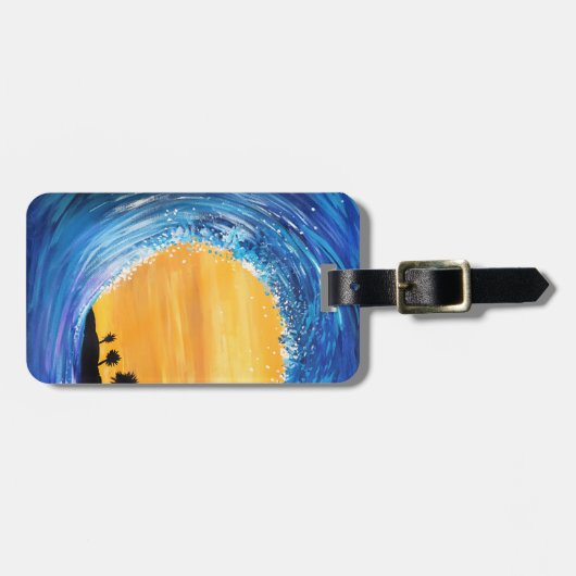 Tidal Wave Bagagelabel (Voorkant horizontaal)