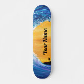 Tidal Wave Persoonlijk Skateboard (Voorkant)
