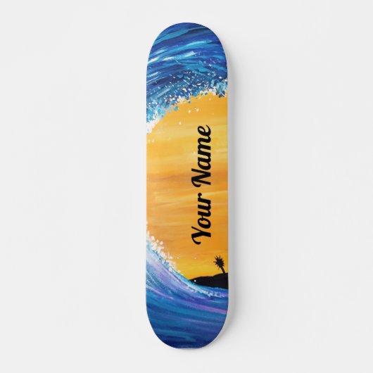 Tidal Wave Persoonlijk Skateboard (Voorkant)