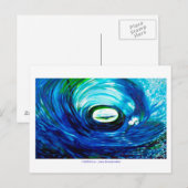 Tidal Wave POST-KAART Briefkaart (Voorkant / Achterkant)