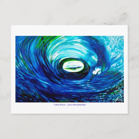 Tidal Wave POST-KAART Briefkaart (Voorkant)